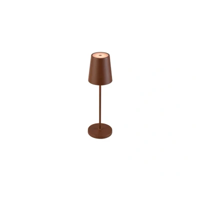 Abbildung von SLV VINOLINA TWO, Tischleuchte, Akku, IP65, 2200/2700/3000K, TOUCH, rost