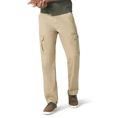 Abbildung von Wrangler Herren Authentics Stretch Cargo Pant Freizeithosen, Elmwood, 36W / 30L