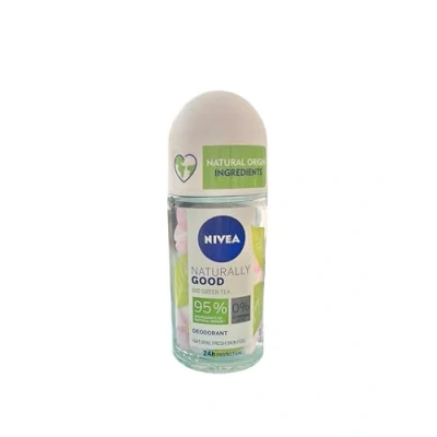 Abbildung von 6x Nivea Deo Roll On Naturally Good Bio Grüner Tee 50ml
