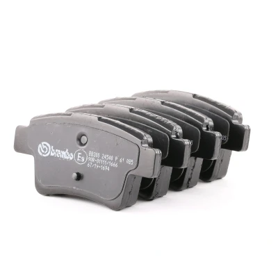 Abbildung von BREMBO P 61 085 Bremsbelagsatz exkl. Verschleißwarnkontakt mit Bremssattelschrauben, Anti Quietsch Blech Zubehör CITROËN: C4 Picasso 1