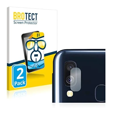 Abbildung von BROTECT (2 Stück Schutzfolie für Samsung Galaxy A40 (NUR Kameraschutz) Displayschutz Folie Ultra Klar