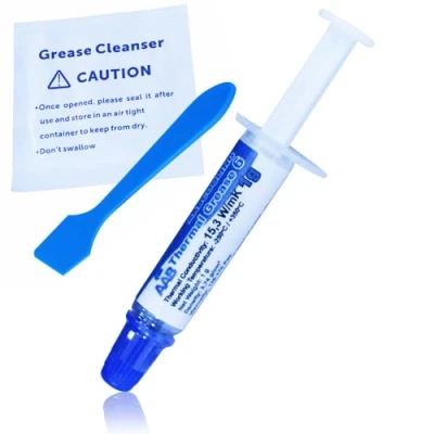 Abbildung von AABCOOLING Thermal Grease 6 1g Hochleistungs 15,3W/mK Wärmeleitpaste mit Silber Hoher Wärmeleitfähigkeit für Alle CPU PC Kühler Lüfter Prozessor, Wasserkühlung, Notebook, Paste, Wärmeleitpad
