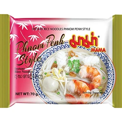 Abbildung von MAMA Instantreisnudeln Phnom Phenh orientalischer Art Authentisch thailändisch kochen 12 x 70 g