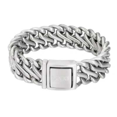Abbildung von iXXXi Men Edelstahlarmband Greece mattes Silber 21cm