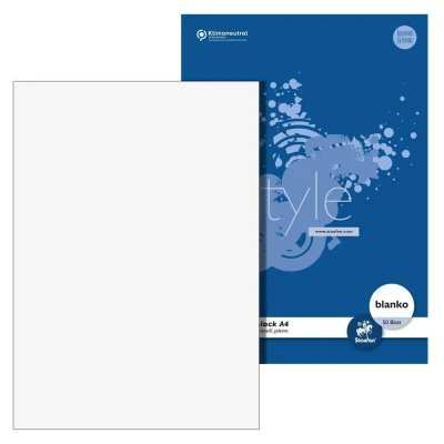 Abbildung von Ursus Basic 608742000 Briefblock A4 50 Blatt 70g/qm blanko