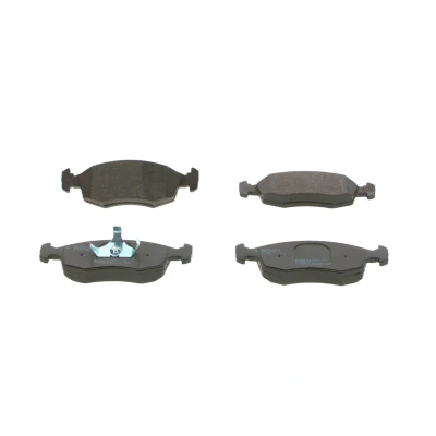 Abbildung von BOSCH 0 986 469 070 Bremsbelagsatz Low Metallic mit Kolbenclip FORD: Sierra Mk2 Schrägheck, Limousine, Escort 6 Schrägheck