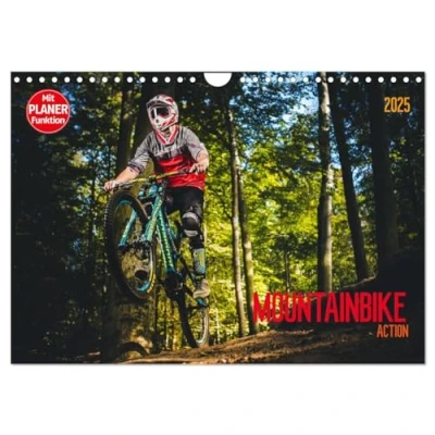 Abbildung von Mountainbike Action (Wandkalender 2025 DIN A4 quer), CALVENDO Monatskalender