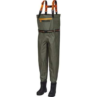 Abbildung von Prologic Inspire Chest Bootfoot Wathose EVA Sohle Grün 42 43