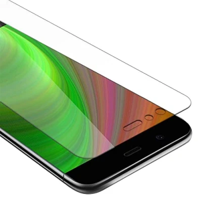 Abbildung von Cadorabo Panzer Schutz Glas für Huawei P10 Schutzfolie in Ultra Klar Hüllen freundlich Gehärtetes (Tempered) Dipslayschutz Folie 9H Härte Anti Kratzer