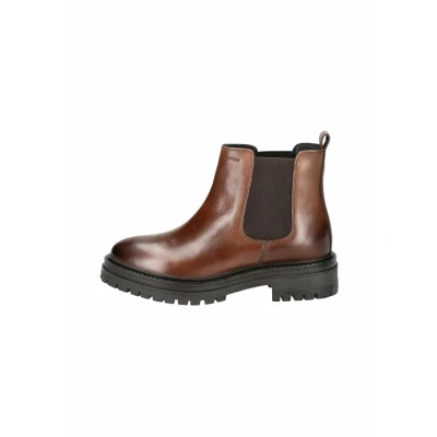 Abbildung von Geox Iridea Plateaustiefelette, Damen, Größe: 38, Dk brown c Schuhe