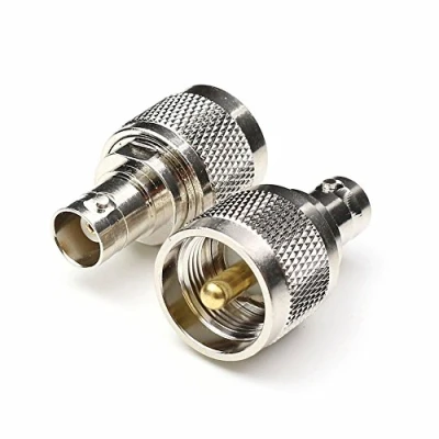 Abbildung von Oiyagai 2 Stück RF Koaxial Adapter BNC Buchse auf UHF Stecker PL 259 PL259 Connector