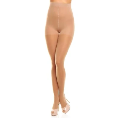Abbildung von GLAMORY Damen Stützstrumpfhose Vital 70 DEN, Braun (Teint), XX Large (Herstellergröße: 2XL (52 54))