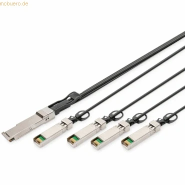 Abbildung von DIGITUS 40G QSFP+ to 4XSFP+ Direct Attach Cable 5m