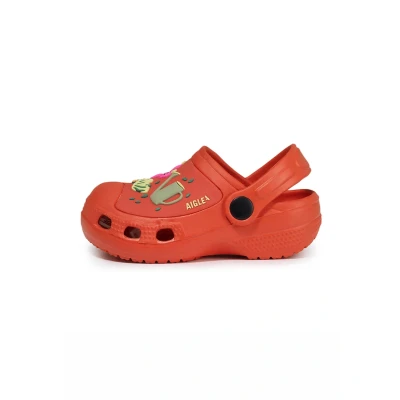 Abbildung von Aigle Taden Unisex Clogs für Kinder, Größe: 27, Orange Kunststoff