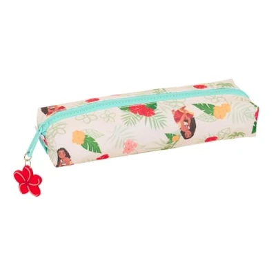 Abbildung von Safta VAIANA Rechteckiges Federmäppchen für Kinder, ideal Kinder im Schulalter, bequem und vielseitig, Qualität Widerstandsfähigkeit, 22 x 7 40 cm, Beige/Blau, Estándar, Casual