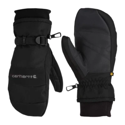 Abbildung von Carhartt Herren W.p. Waterproof Insulated Mittens Handschuhe für kaltes Wetter, Schwarz, XX Large
