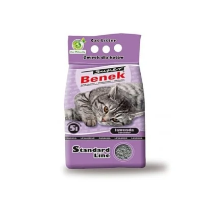 Abbildung von Certech Super Benek Standard Lavendel Klumpende Katzenstreu 5 l