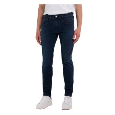 Abbildung von Replay Anbass Jeans Slim Fit, Herren, Größe: 30x34, Dark blue