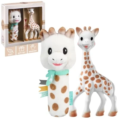 Abbildung von Sophie die Giraffe Geschenkset zur Geburt Sophiesticated Rassel Pouet 00012
