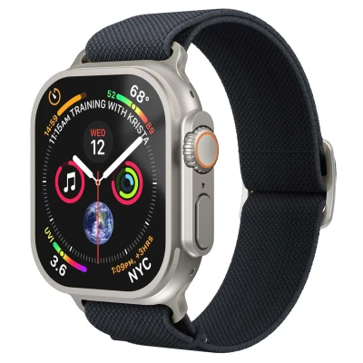 Abbildung von Vonmählen Apple Watch Armband Nylon Dunkelblau Geeignet für 38/40/41/42 mm Navy