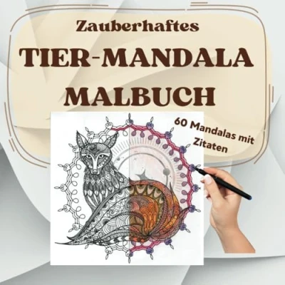 Abbildung von Zauberhaftes Tiermandala Malbuch: Ein kreatives Mandala Abenteuer mit 60 Tiermandalas für Kinder ab 8 Jahren