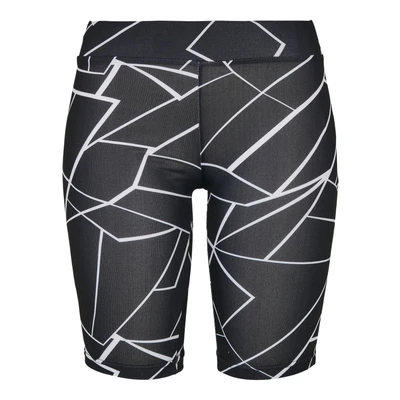 Abbildung von Urban Classics AOP Cycle Shorts, Damen, Größe: Medium, Geometric black