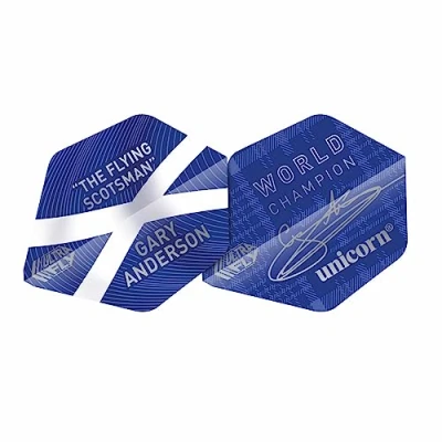 Abbildung von Unicorn Ultrafly.75 Ar2 Ghost W/C G.Anderson Ultrafly Dart Flights, Mehrfarbig, AR Type 2