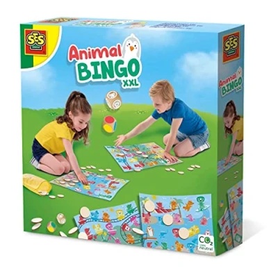 Abbildung von SES Creative Animal Bingo XXL, Kartenspiel, Glücksspiel, 4 Jahr(e)