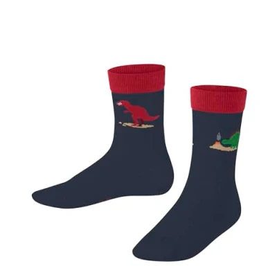 Abbildung von Falke Dinosaurs Socken für Kinder, Größe: 27 30, Space blue
