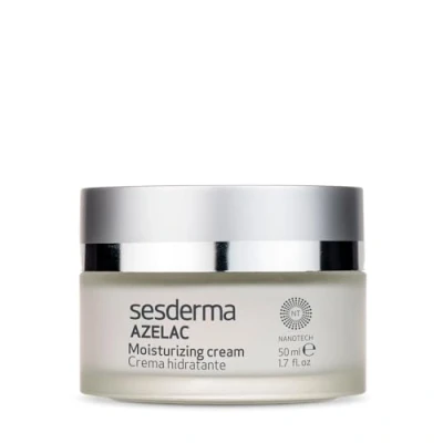 Abbildung von SESDERMA Azelac Feuchtigkeitscreme Empfindliche Haut Sensitive mit Pigmentflecken Azelainsäure Vitamin E Reduziert Rötungen, 50 ml