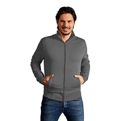 Abbildung von Promodoro Sweatjacke Sweatshirtjacke, Größe XL steelgrey