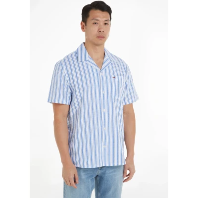 Abbildung von Tommy Jeans Kurzarmhemd TJM STRIPE LINEN SS SHIRT EXT