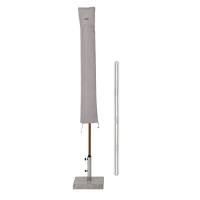 Abbildung von Sekey Sonnenschirm Schutzhülle 2m Balkonschirm, 4m Gartenschirm, 3m Ampelschirm Schutzhülle, Grau, für Ø 240cm, 270cm, 300cm und 270cm Halbschirm