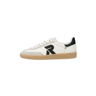 Abbildung von Rieker Sneaker low, Herren, Größe: 40, Weiß beige schwarz Schuhe