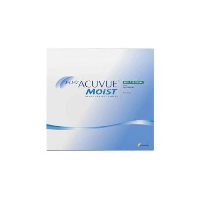 Abbildung von ACUVUE MOIST 1 DAY Multifocal Tageskontaktlinsen spenden Feuchtigkeit mit 1.25 dpt und BC 8.4 UV Schutz &amp; Komfortables Tragegefühl 90 Linsen