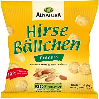 Abbildung von Alnatura Bio Hirsebällchen Erdnuss, 75g