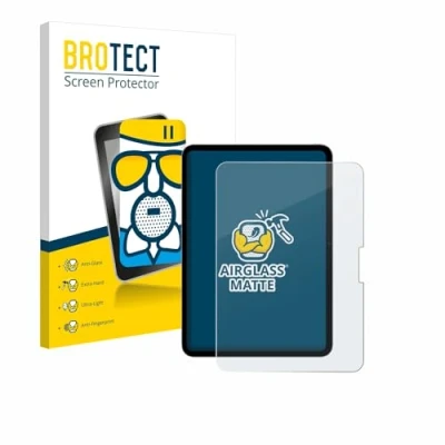 Abbildung von BROTECT Entspiegelungs Schutzglas für Apple iPad Pro 11&quot; WiFi Cellular 2024 Schutz Folie Panzerfolie Glas Matt [Kratzfest 9H, Anti Reflex]