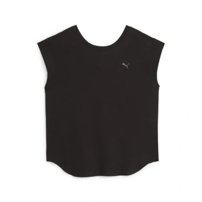 Abbildung von Puma Studio Foundations TEE Sport Tshirt, Damen, Größe: Small, Black