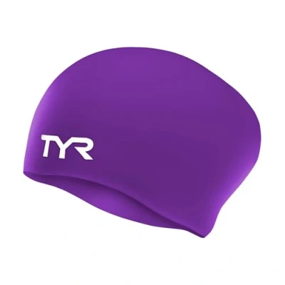 Abbildung von TYR Long Hair Silcon Cap, Purple, one Size