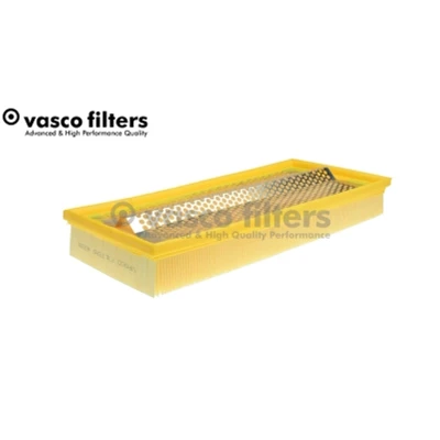 Abbildung von DAVID VASCO A338 Luftfilter 50 171 381 rechteckig Filtereinsatz mit integriertem Gitter MERCEDES BENZ: W124 Limousine, 190, G Klasse SUV