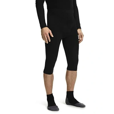 Abbildung von Falke Wooltech 3/4 Tights Functional Underwear FOR COLD TO VERY Conditions Unterhose lang, Herren, Größe: Small, Black
