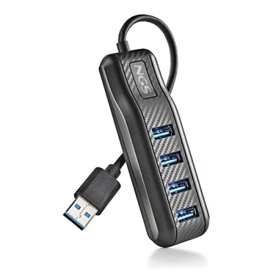 Abbildung von NGS Port 3.0 Kompakter 4 USB Hub Kompatibel mit USB1.1, USB2.0 und USB3.0