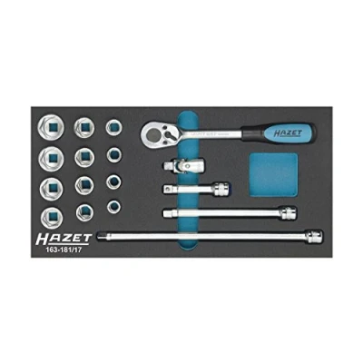 Abbildung von HAZET 163 181/17 Steckschlüsseleinsatz Set 17 Safety Insert System
