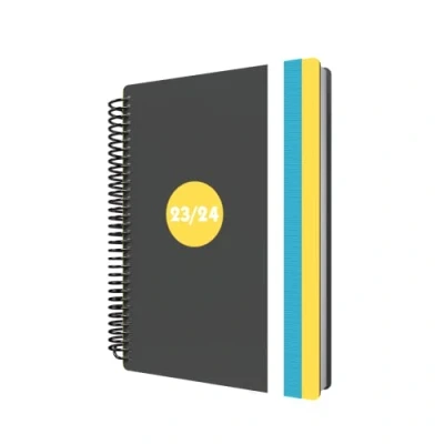 Abbildung von Collins Debden Delta Academic 202324 A5 Tagesansicht, Jahreskalender, Planer, Schule, Hochschule oder Universität, Term Journal August 2023 bis 2024 Gelb FP51M.45 2324