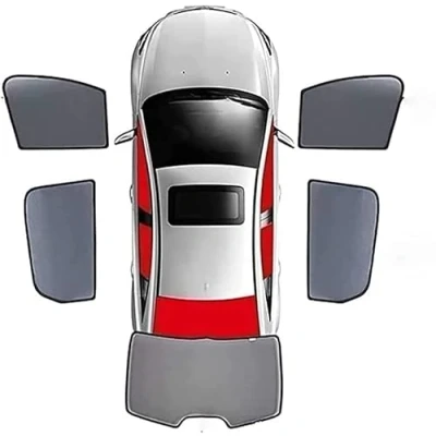 Abbildung von Auto Fenster Sonnenschutz für Lexus RX Series 350/RX450h/RX270 2009 2010 2011 2012 2013 2014 2015, Vordere Hintere Seitenfenster UV Schutz Zubehör,5pcs wholecar