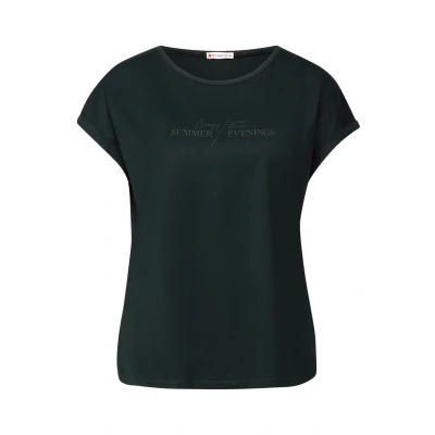 Abbildung von Street One Tshirt print, Damen, Größe: 38, Grün