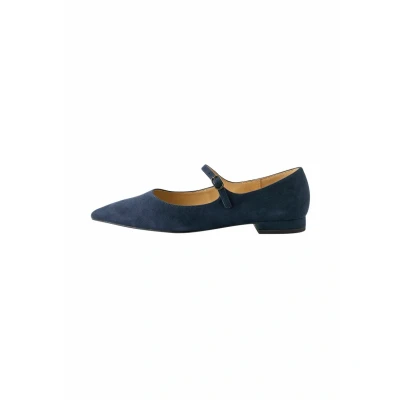 Abbildung von Next Forever Comfort Point MARY JANE Riemchenballerina, Damen, Größe: 38, Navy blue Schuhe