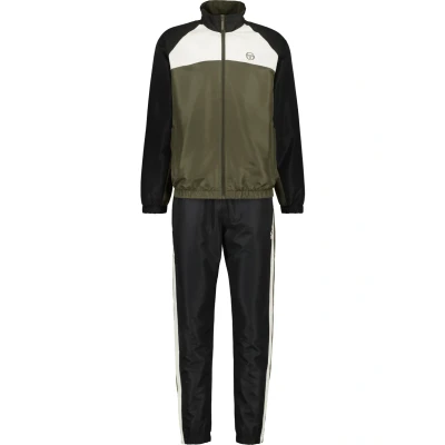 Abbildung von Sergio Tacchini SET Trainingsanzug, Herren, Größe: Medium, Black grape leaf