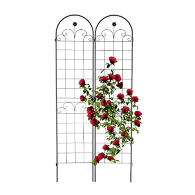 Abbildung von relaxdays Rankgitter 2er Set 220 cm