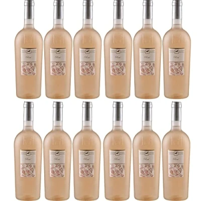 Abbildung von Tenuta Ulisse Linea Selezione Rosè Roséwein Wein Trocken IGP Italien I Versanel Paket (12 x 0,75l)
